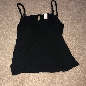 Black crop top